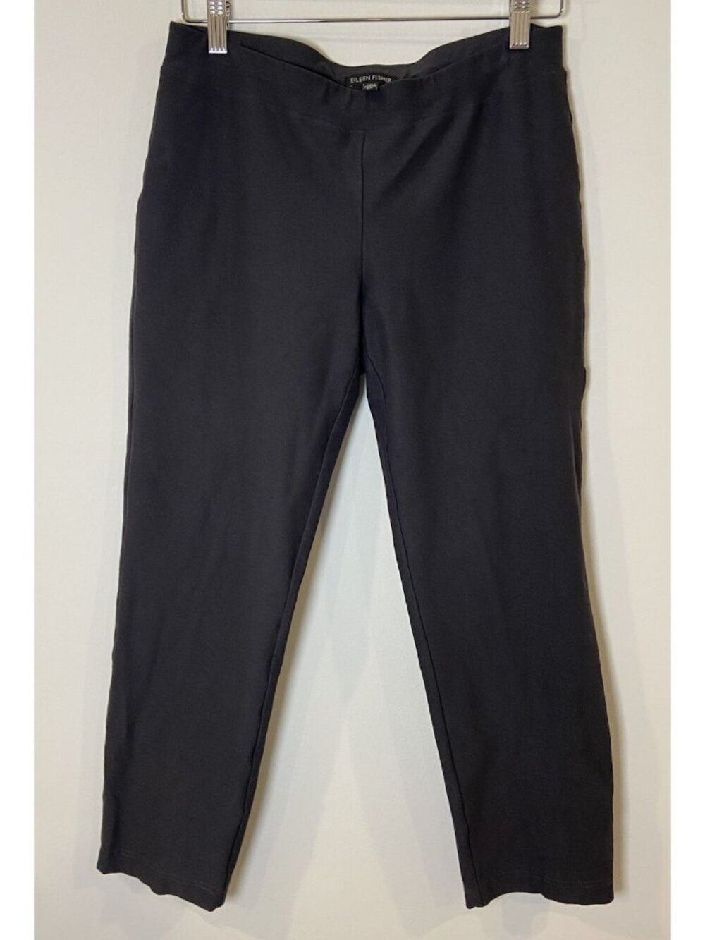 Eileen Fisher Pants Pull On Straight Leg Viscose Gray Size S/P